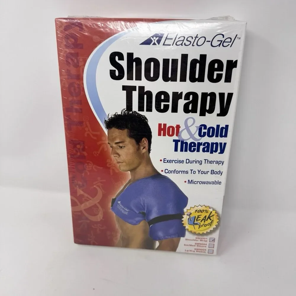 Elasto-Gel Shoulder Therapy Wrap Hot & Cold Therapy Ice Heat Pack Rehab Pain PT